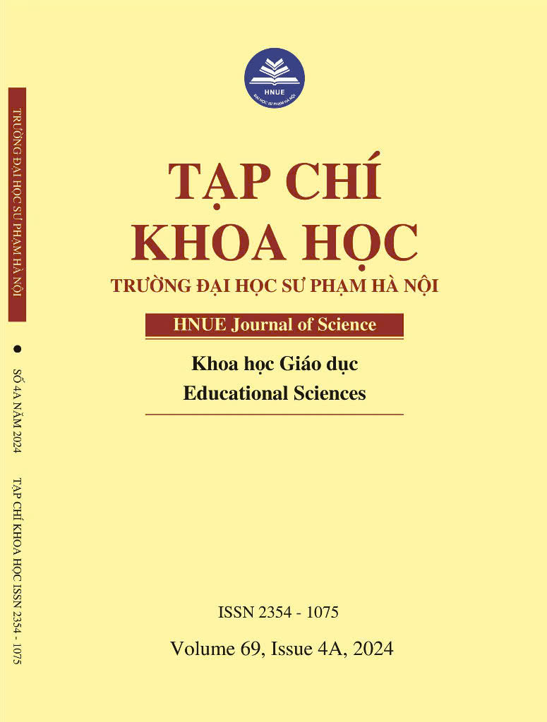 					View Tập 69, Số 4A, 2024:  Khoa học Giáo dục
				